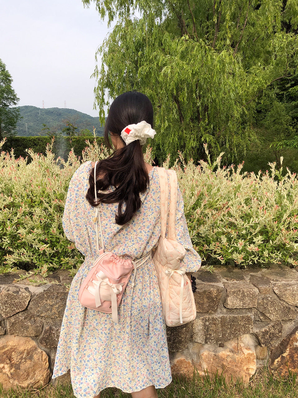 Ovuni Mini Sneaker Ribbon Bag (Nylon) - 3色
