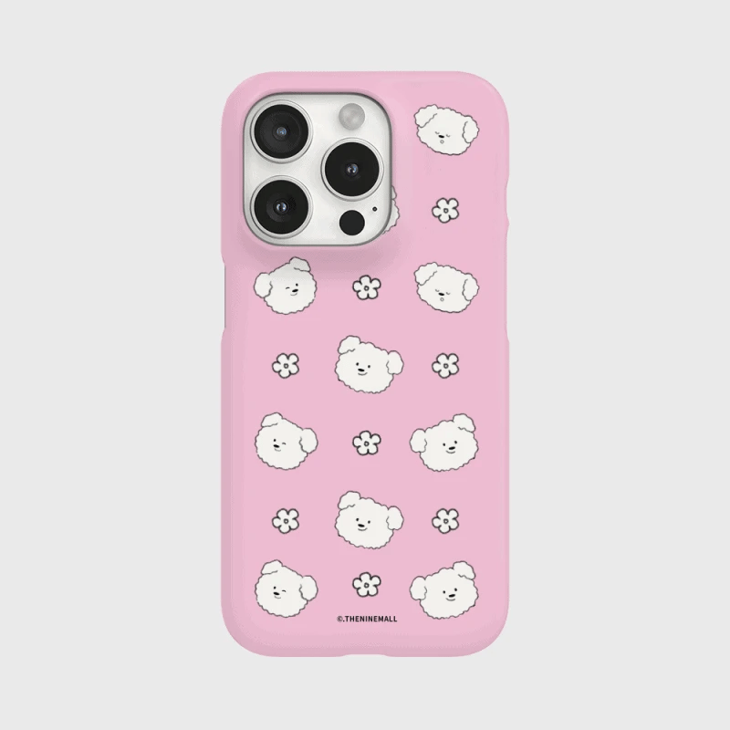 Flower Ppokku Face Phone Case (Hard/Card Storage)
