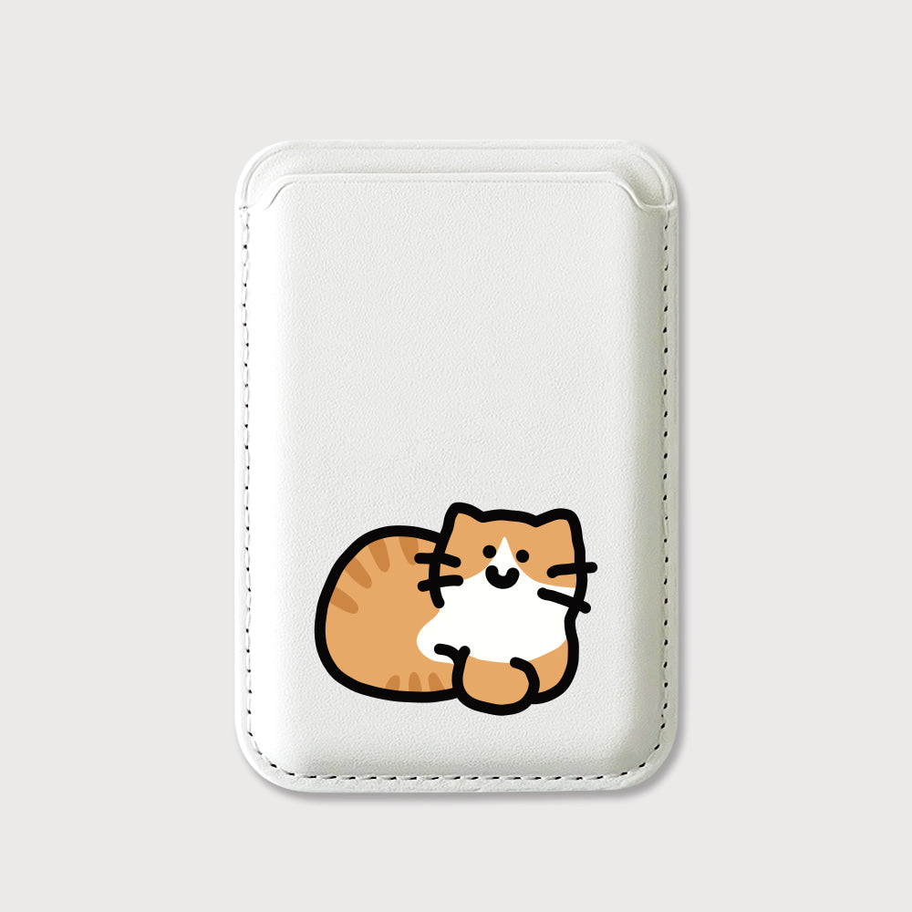 【85折加購✨】Cuter Cheese Cat Magsafe Card Wallet