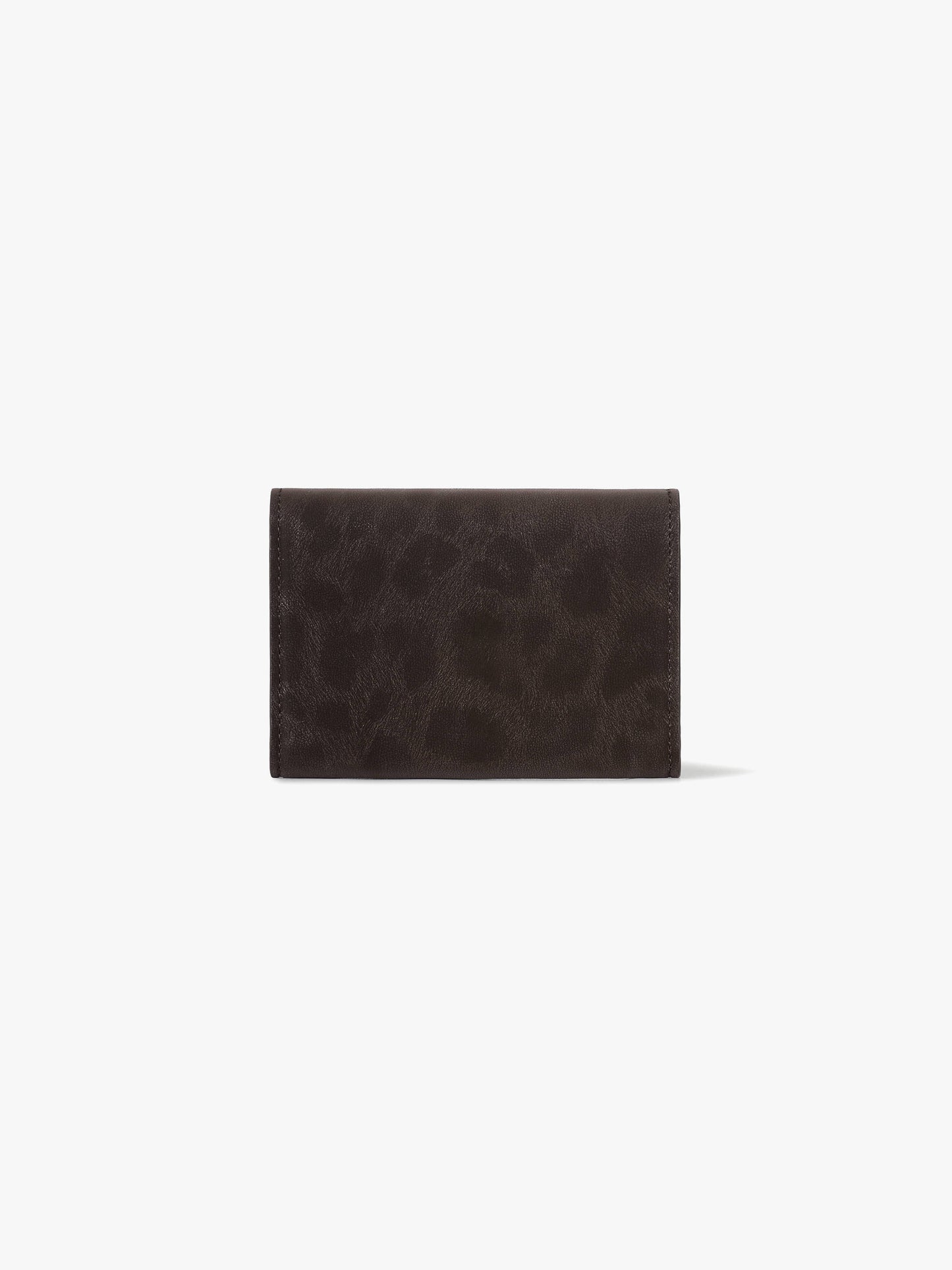 Fennec Matt Triangle Wallet - Leopard brown