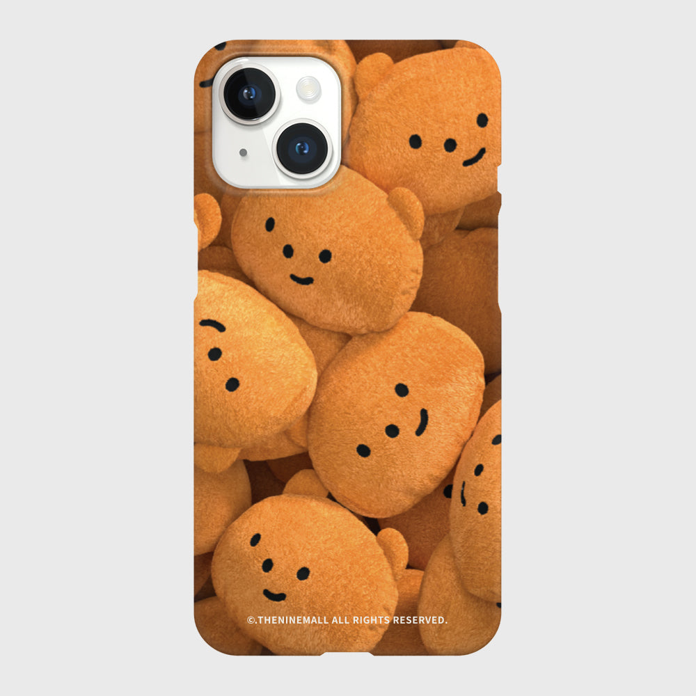Gummy Cushion Pattern Phone Case (Hard/Card Storage)