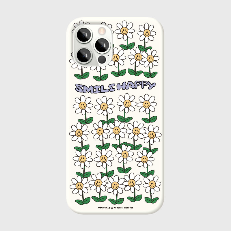 549 Happy Daisy Cream Phone Case (Hard 普通硬殼)