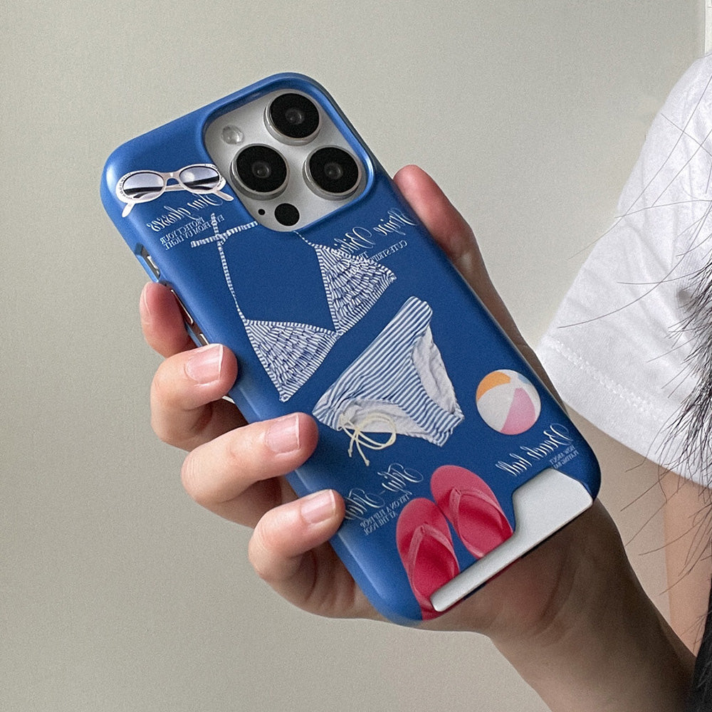 Swimming Pool Object Phone Case (Hard/Card Storage) (2色)