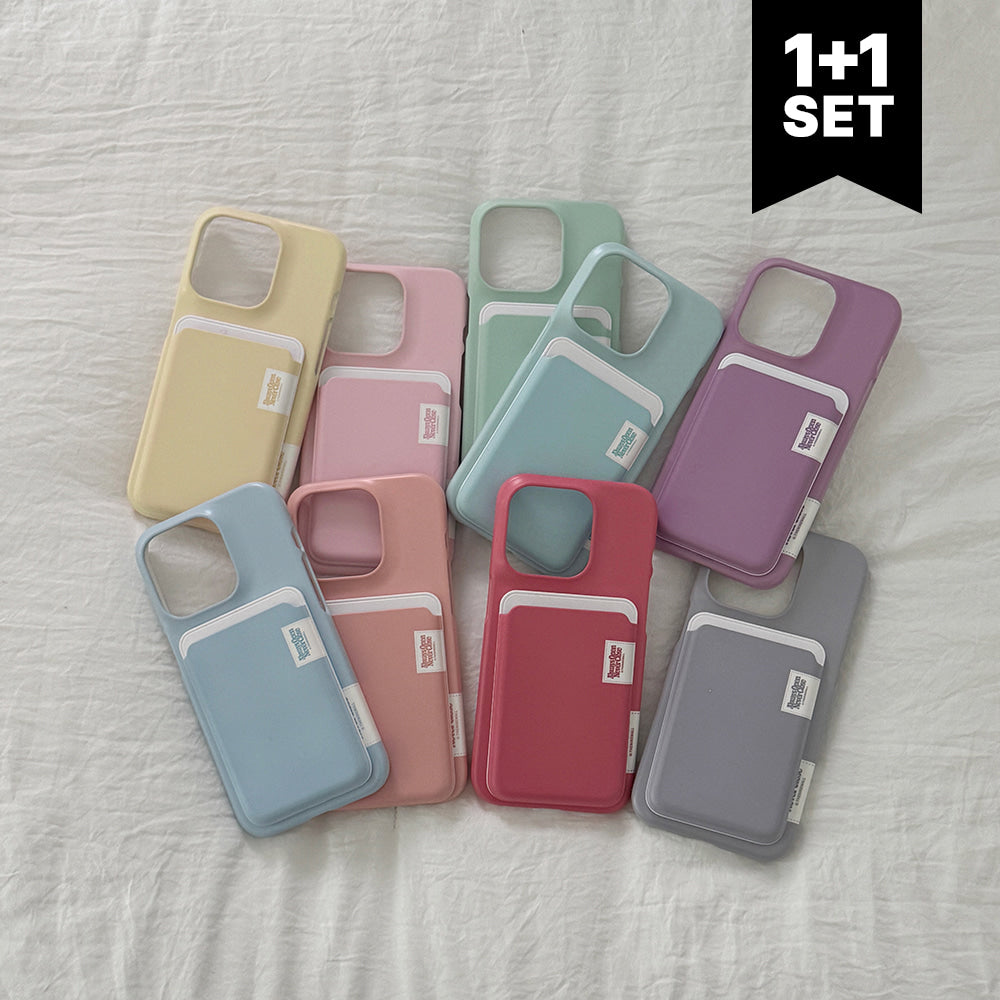 【Set】Pastel Color Label (Magsafe Hard) + Magsafe Card Slot (9色)