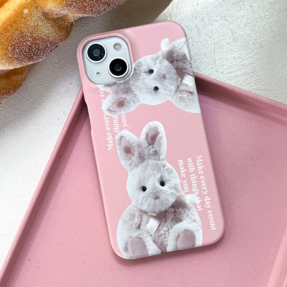 Make Happy Bunny Phone Case (Hard 普通硬殼) (2色)