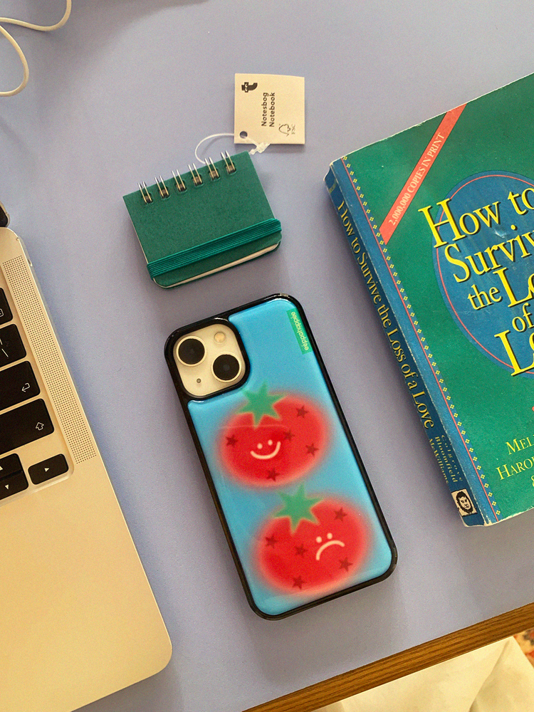 Eppah Emotional Tomato Case (Epoxy bumper/Glass/Magsafe)