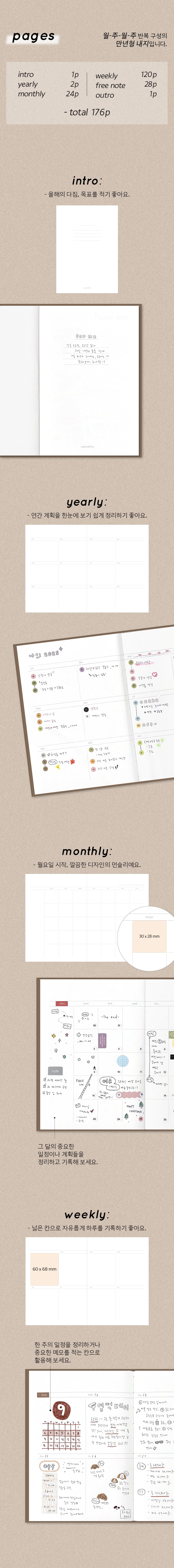 Wannathis Honey Bunny Diary Set (萬年款)