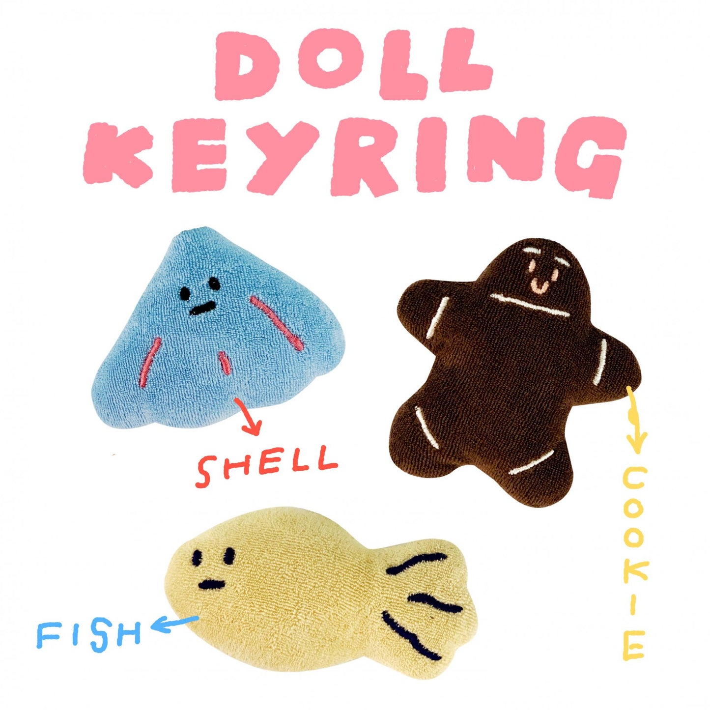 【加購價】PPP Studio Doll Keyring (3款)
