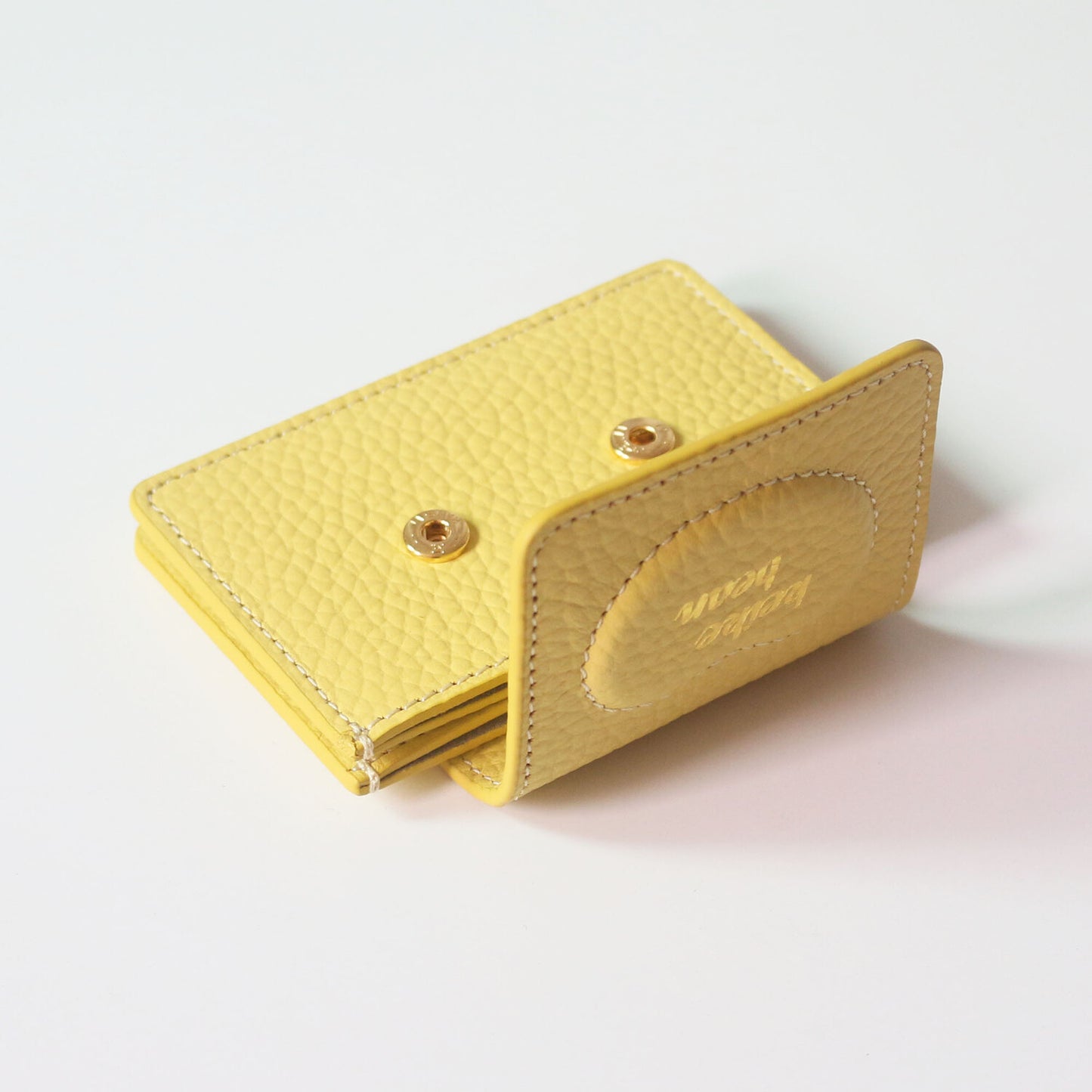 Keike 'shape of' wallet - mustard bean