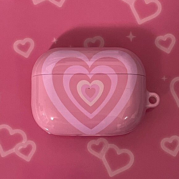 Mafavarchive pink heart beam airpod case