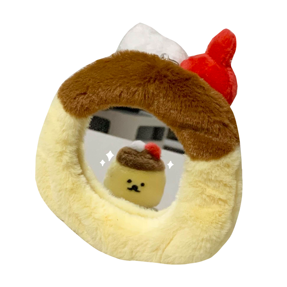 Jellyland Pudding Mirror Keyring