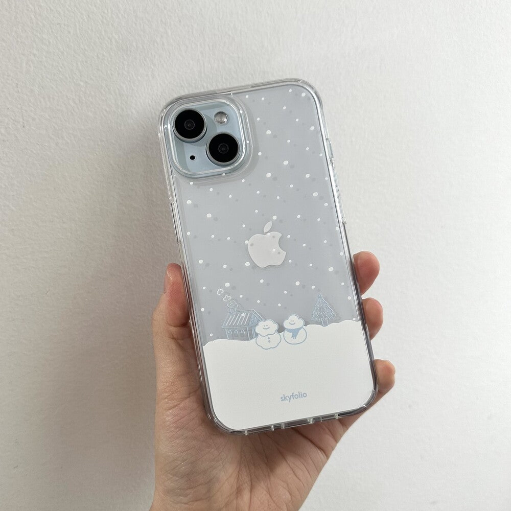 Skyfolio Snow Village Phone Case (Jelly Hard 透明殼)