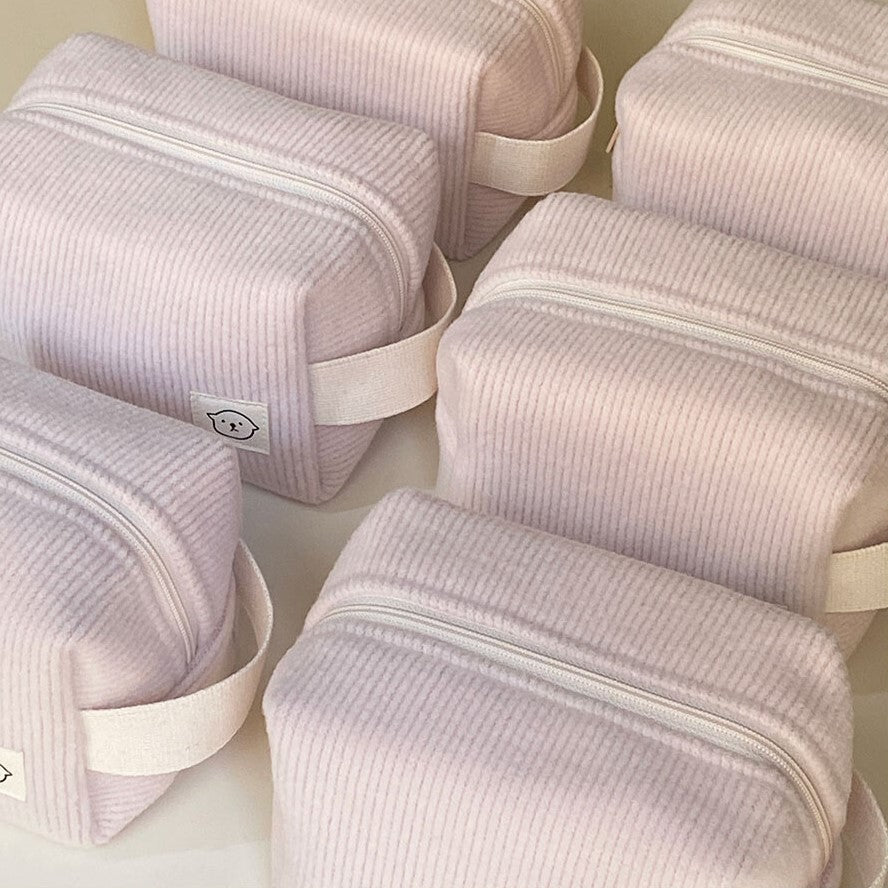 Haedal Store Cube Pouch (knit, Pink)