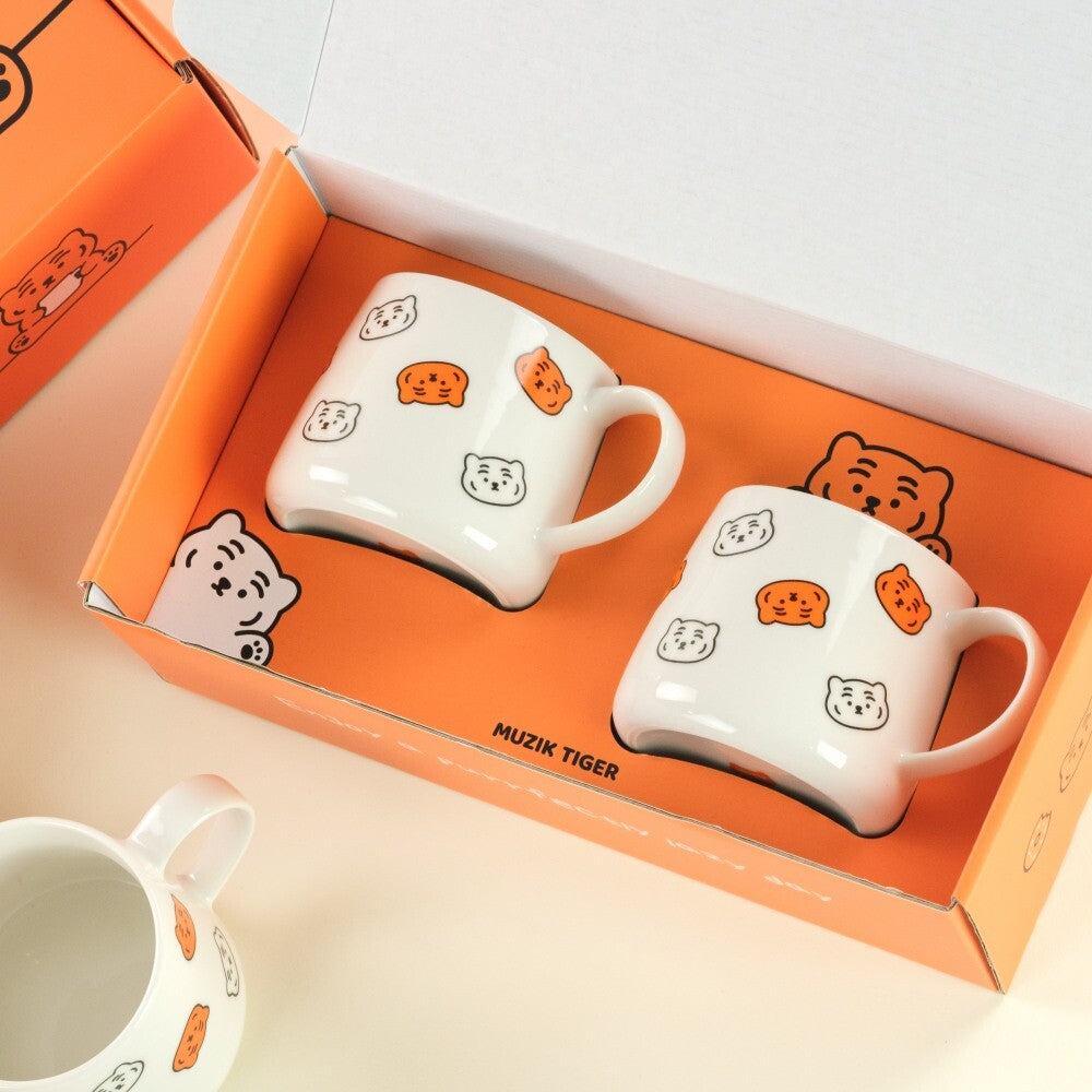 Muzik Tiger Pattern Mug 2P Set