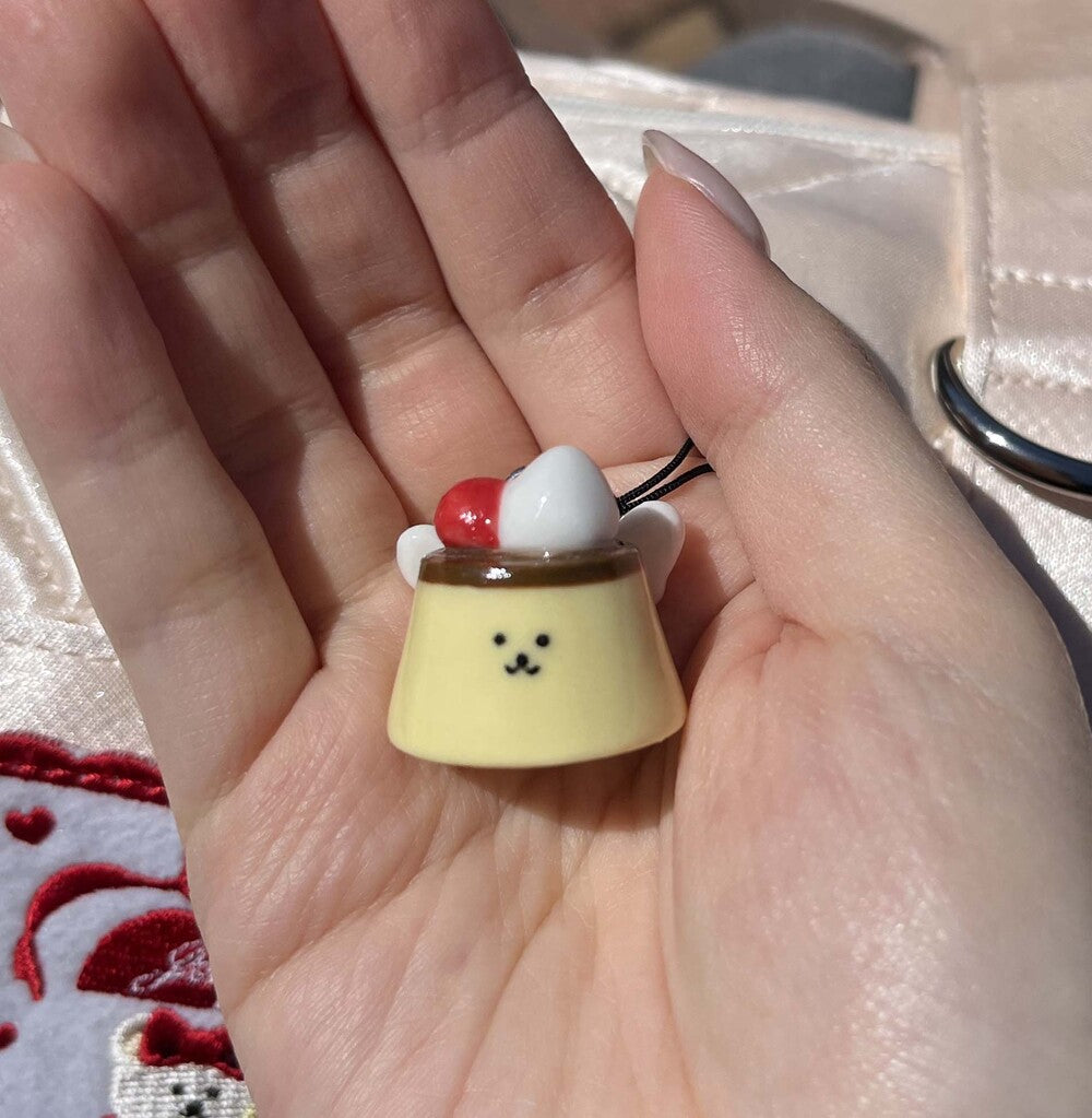 Jellyland Angel Pudding & Honey Pottery Keyring/Set 陶瓷鎖匙扣
