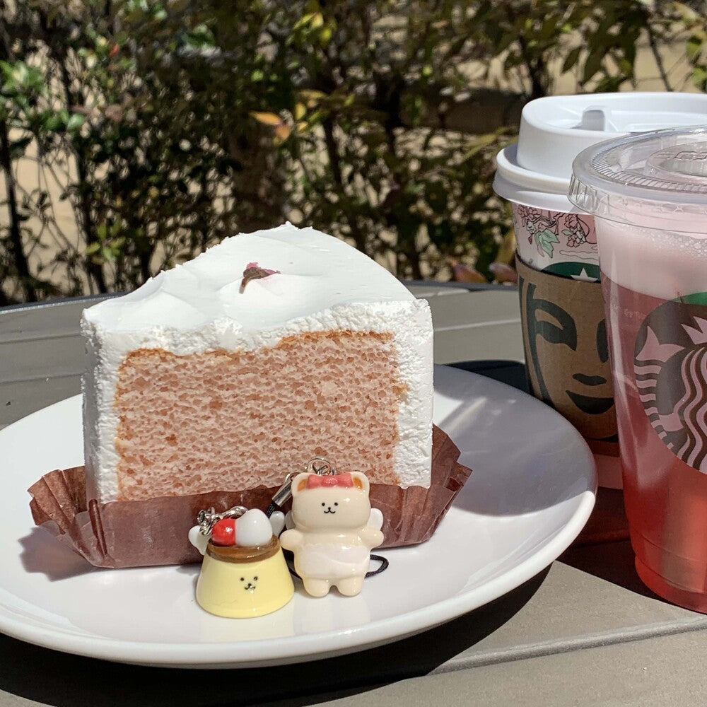 Jellyland Angel Pudding & Honey Pottery Keyring/Set 陶瓷鎖匙扣