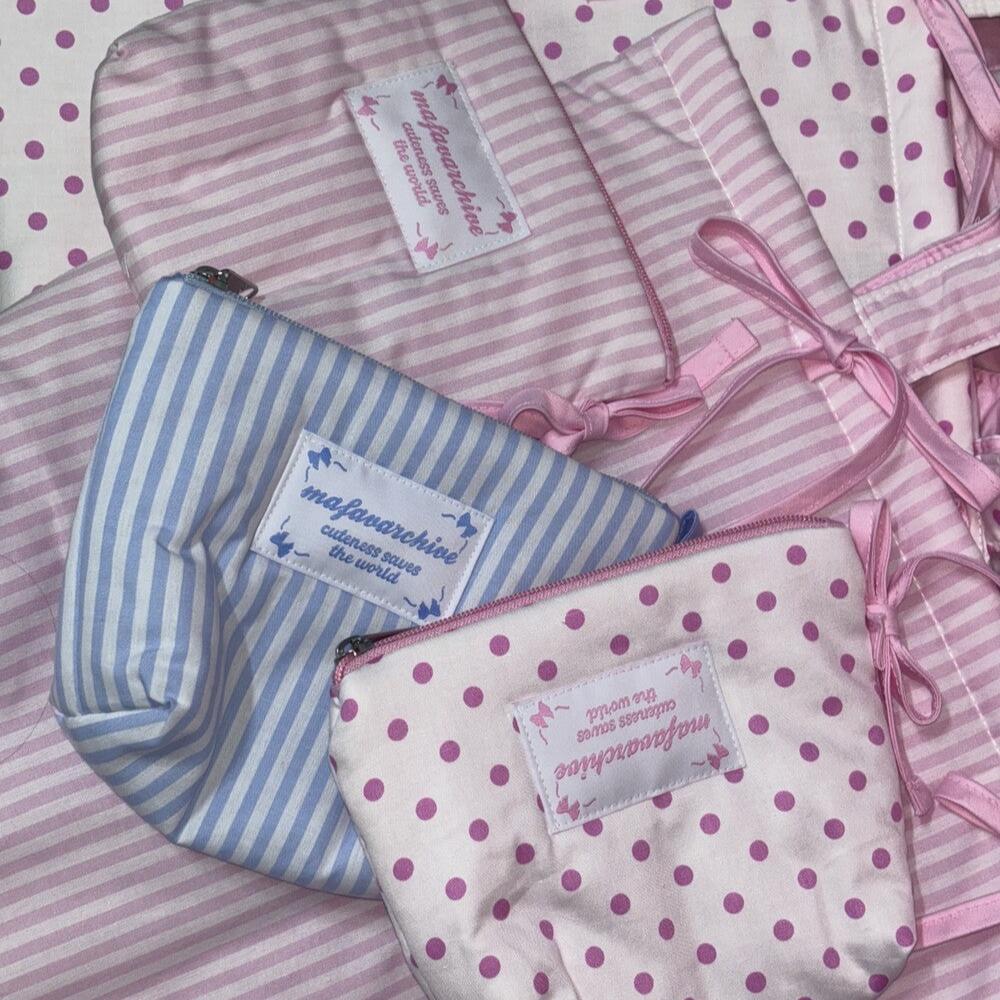 Mafavarchive mfa ribbon fluffy pouch (3 types)