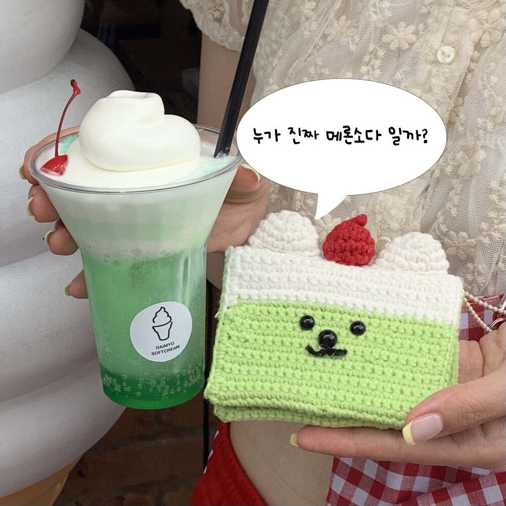Jellyland Meloni Knitted Card Wallet🍈 針織卡包