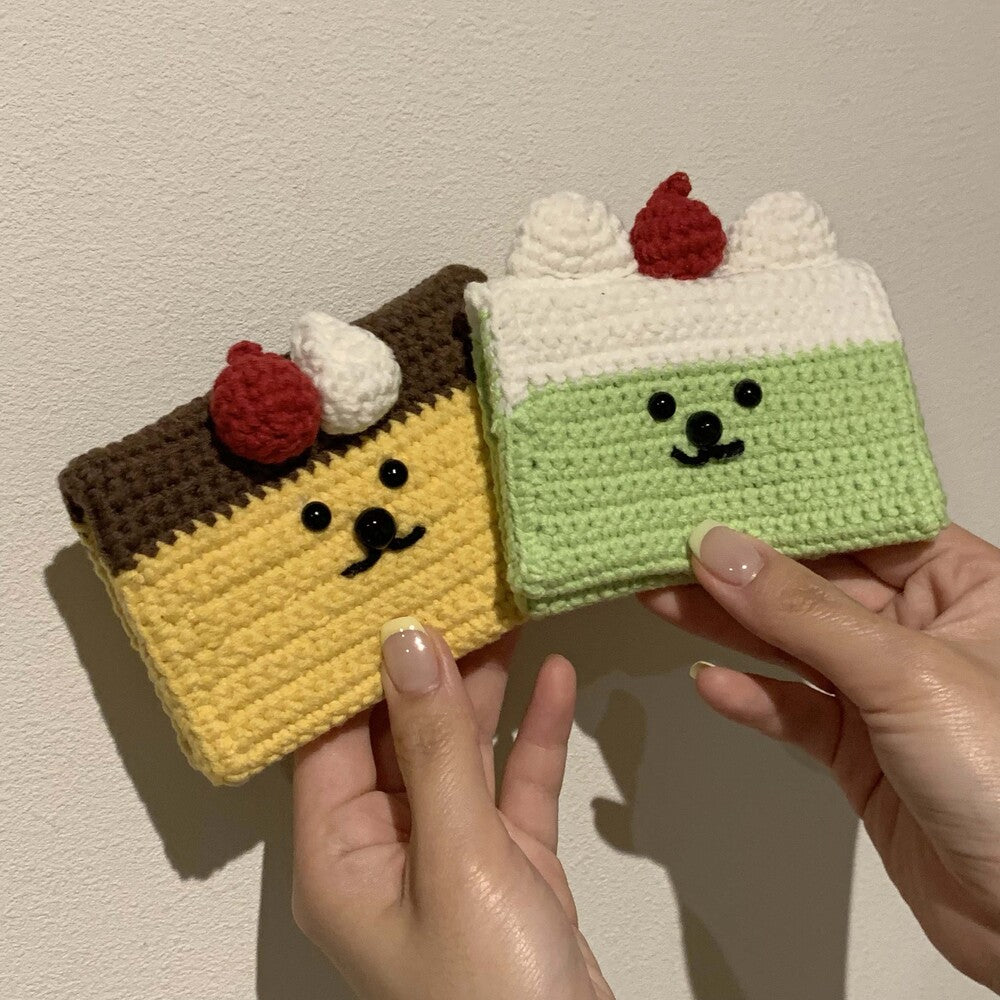 Jellyland Pudding Knitted Card Wallet🍮針織卡包