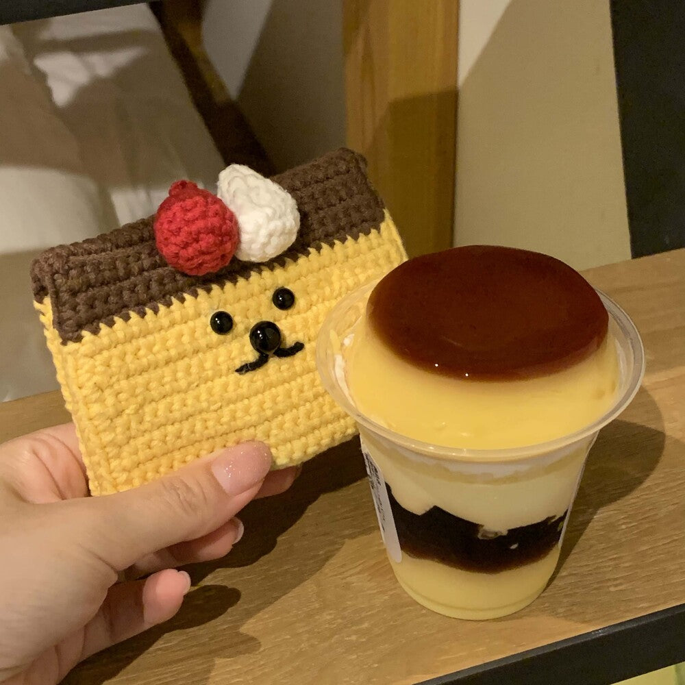 Jellyland Pudding Knitted Card Wallet🍮針織卡包