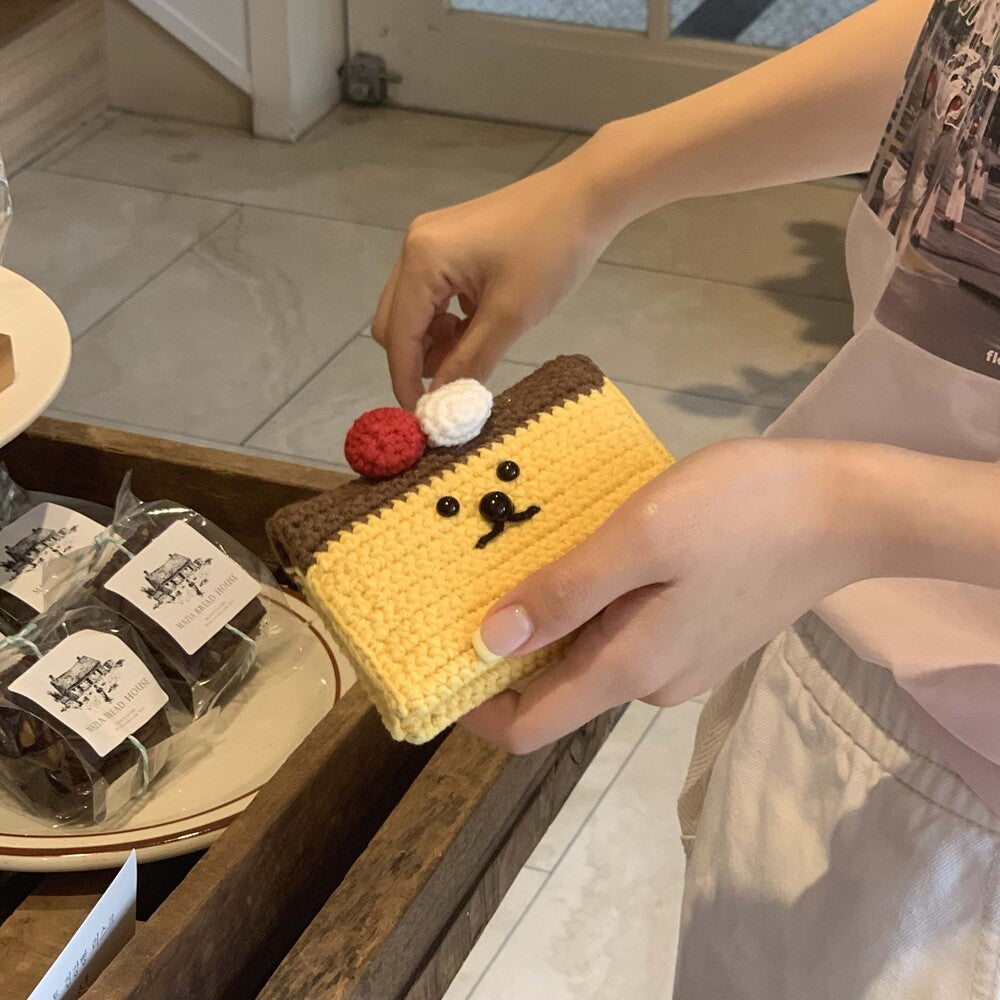 Jellyland Pudding Knitted Card Wallet🍮針織卡包