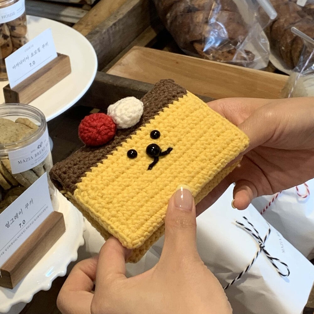 Jellyland Pudding Knitted Card Wallet🍮針織卡包