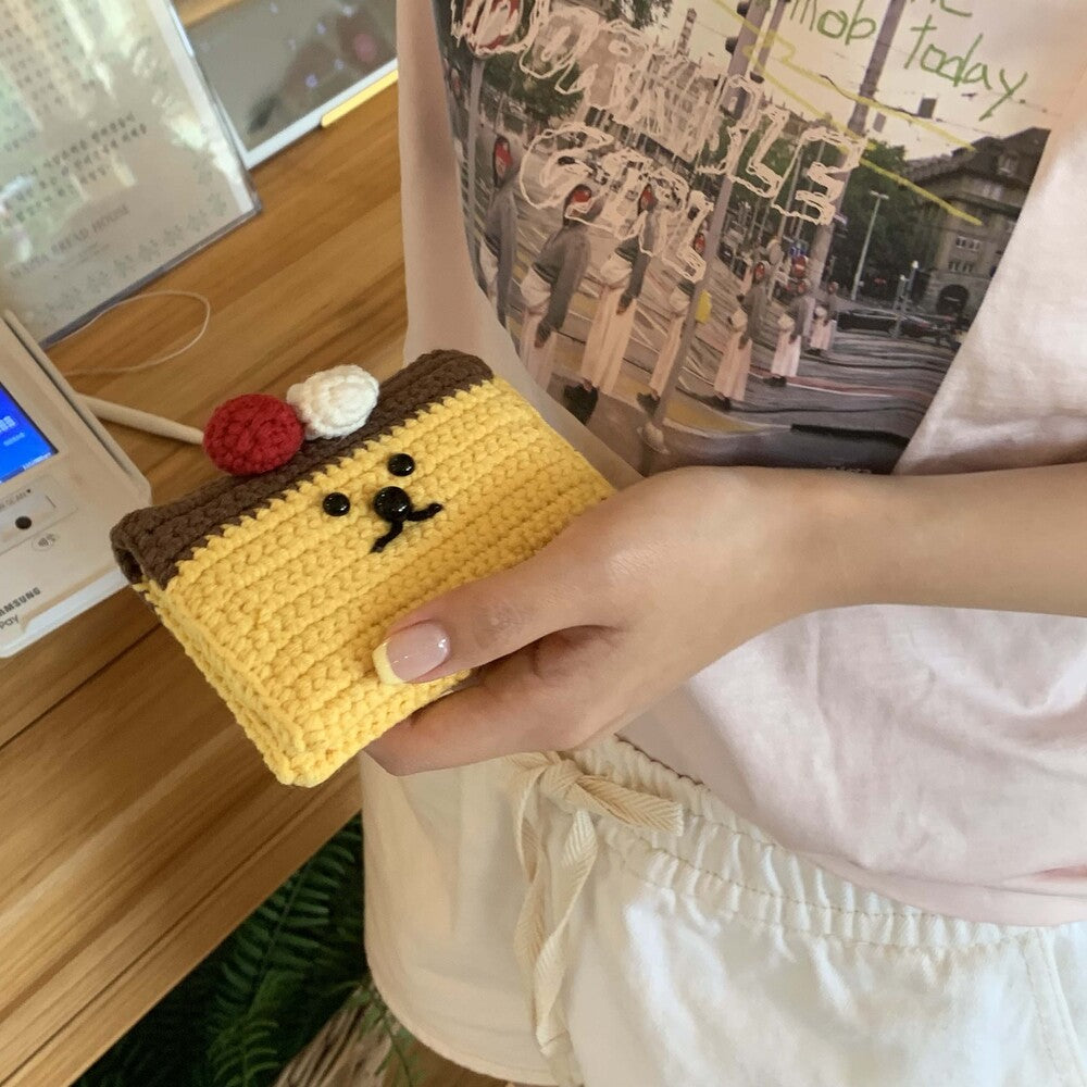 Jellyland Pudding Knitted Card Wallet🍮針織卡包
