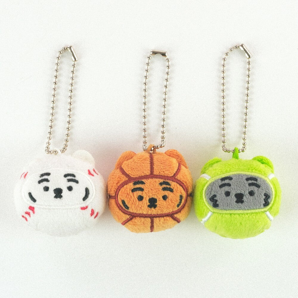 Muzik Tiger Ball Keyring (3款)
