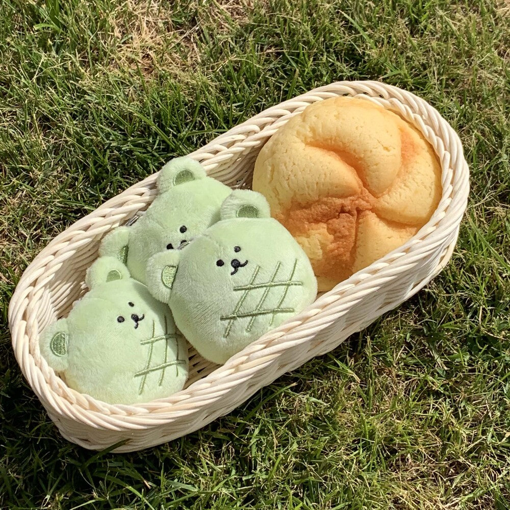 Jellyland Melon Bread Bear Keyring