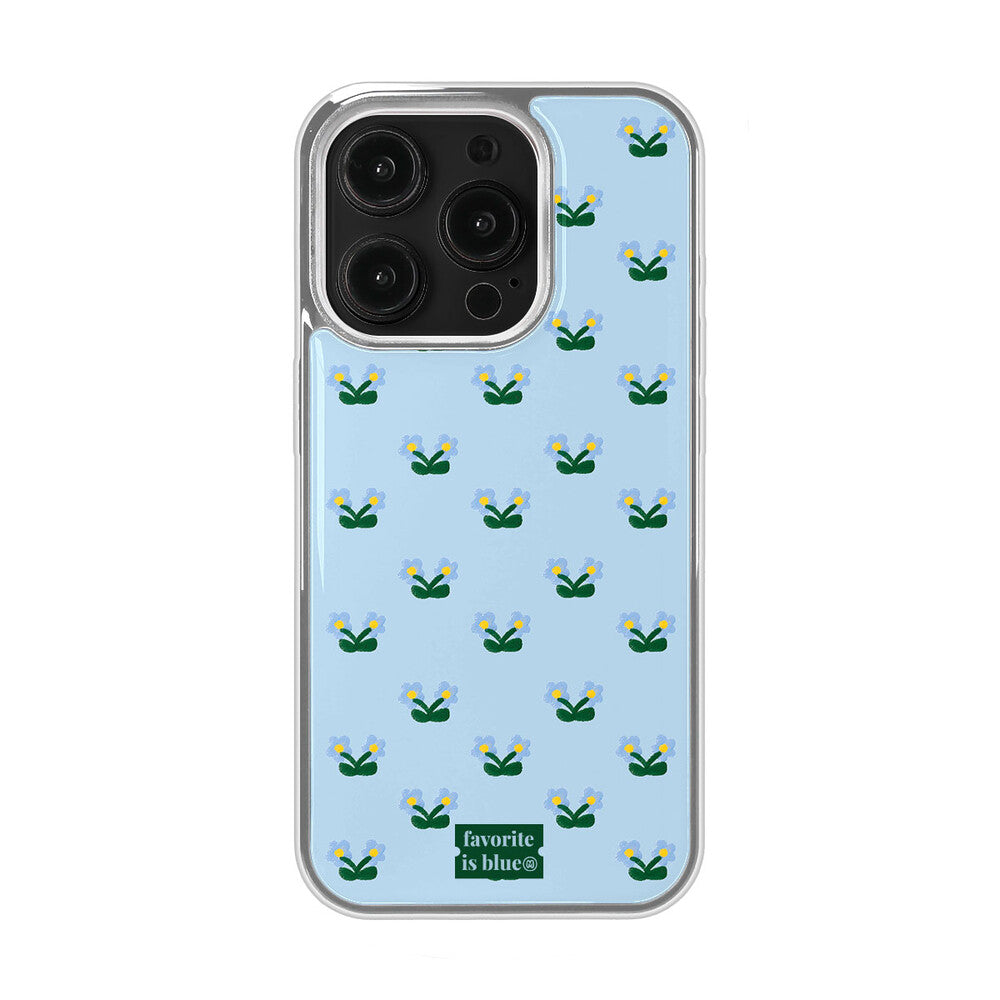 Midmaly Posy Phone Case (Silver Bumper)