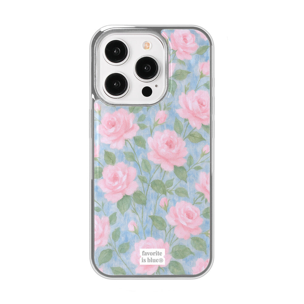 Midmaly Rose Phone Case (Silver Bumper)