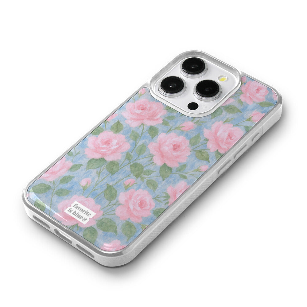 Midmaly Rose Phone Case (Silver Bumper)