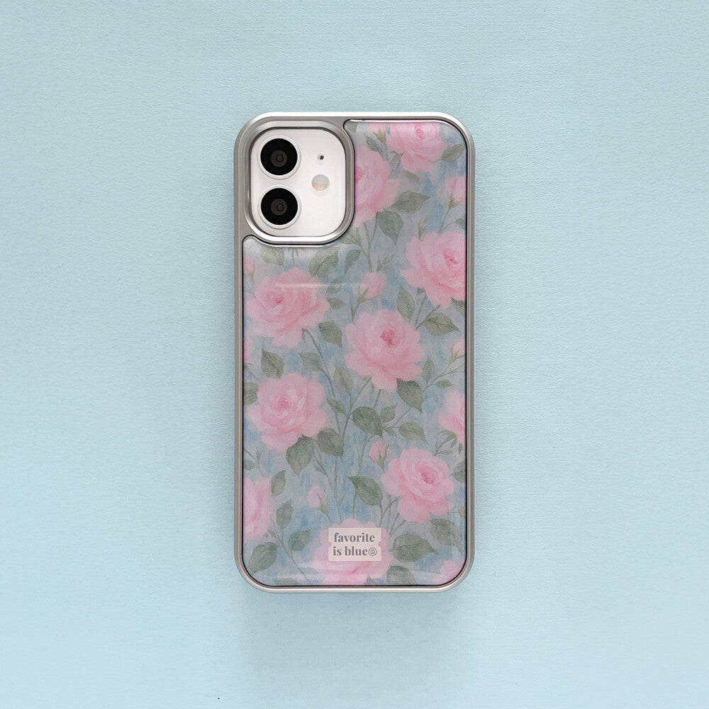 Midmaly Rose Phone Case (Silver Bumper)
