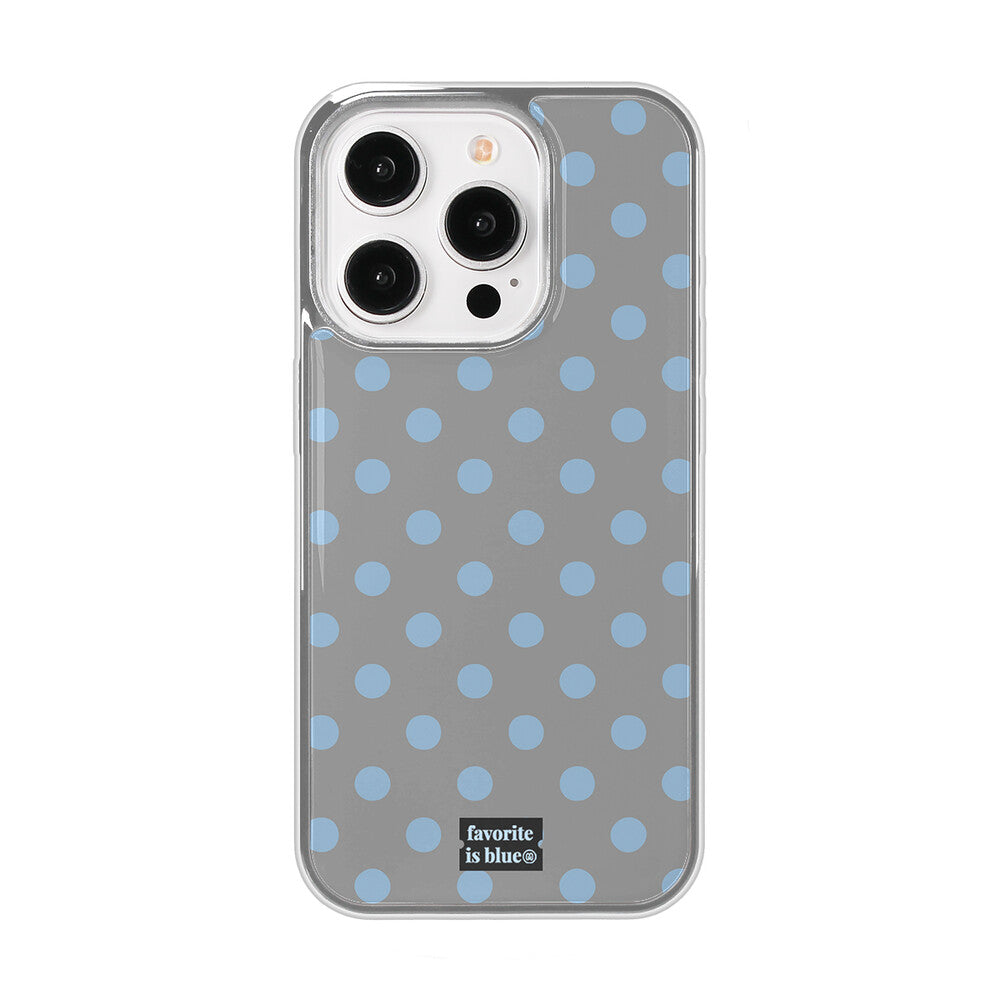 Midmaly Dusty Dot Phone Case (Silver Bumper)