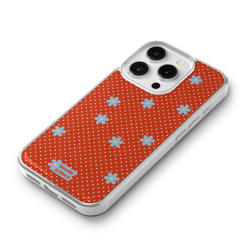Midmaly Strawberry Phone Case (Silver Bumper)