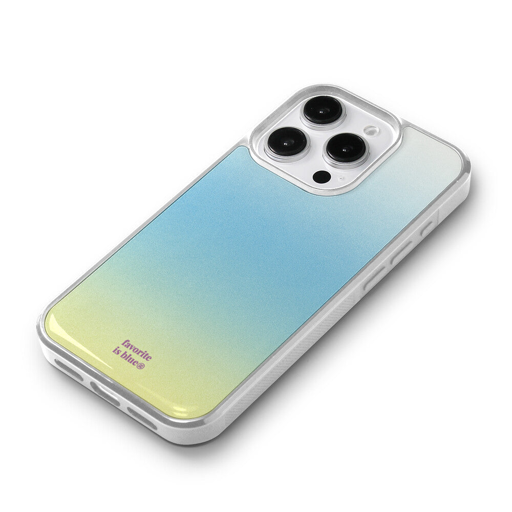 Midmaly Lemon Sherbet Phone Case (Silver Bumper)