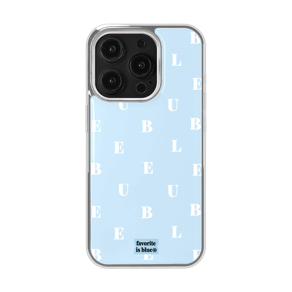 Midmaly Blue Phone Case (Silver Bumper)