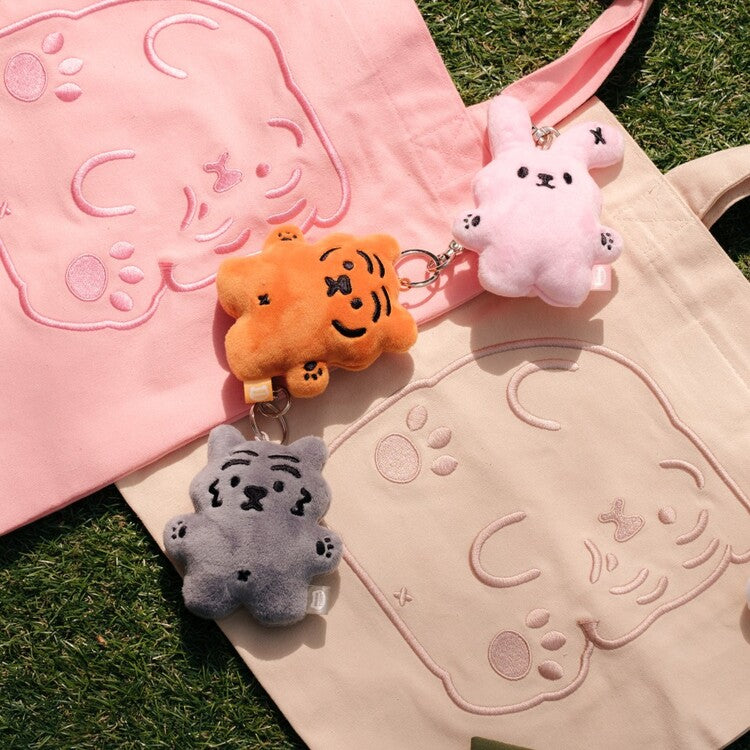 【現貨95折】Muzik Tiger Flat Doll Keyring #橙色老虎 #灰色老虎