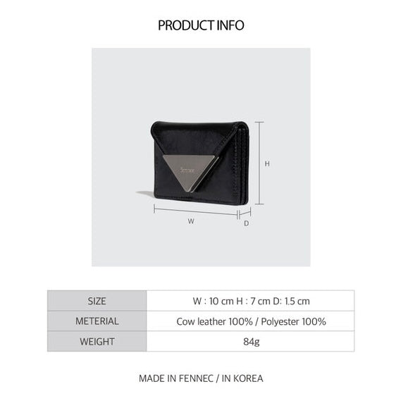 Fennec Crinkle Triangle Accordion Pocket (9 Colors)