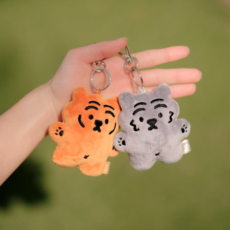 【現貨95折】Muzik Tiger Flat Doll Keyring #橙色老虎 #灰色老虎