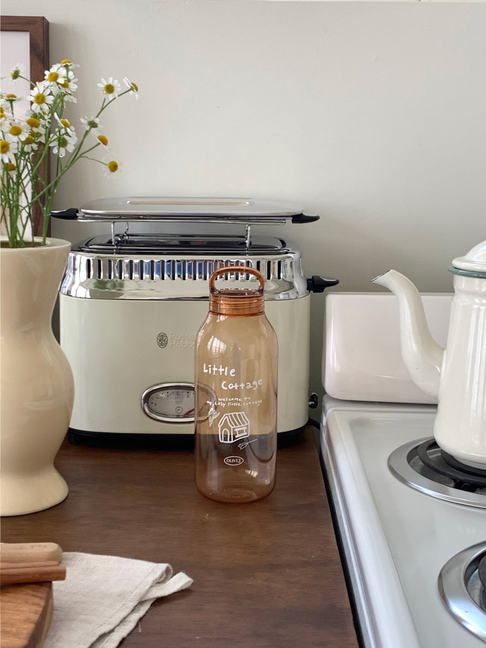 【Spring Sale】Olivet little cottage water bottle (kinto, 4 colors)