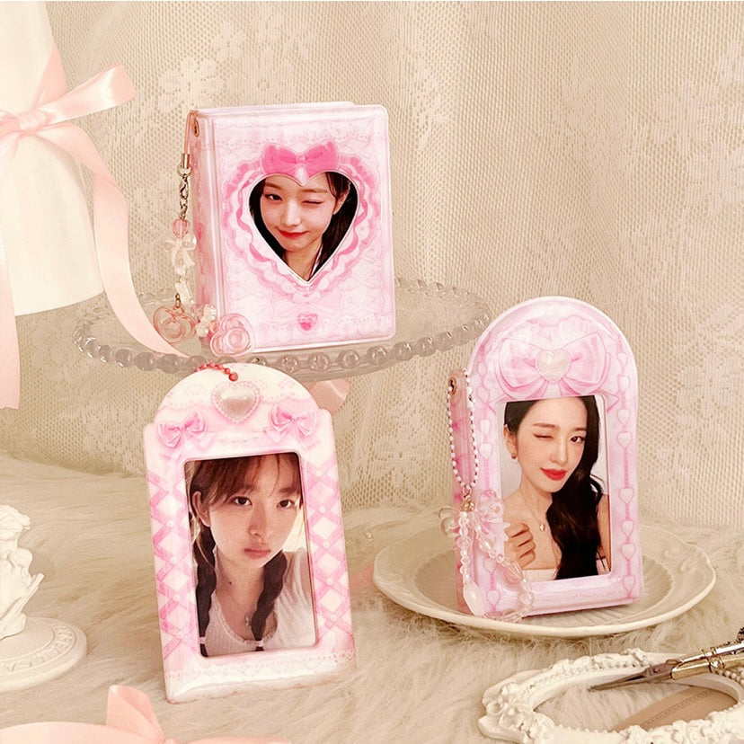 【多買優惠🎀】Ourmotif Pink Lace Series💕 11款 Collect Book 卡簿、卡套