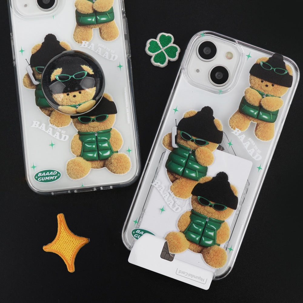 Pattern Puffer Bad Gummy Phone Case (Clear 透明殼)