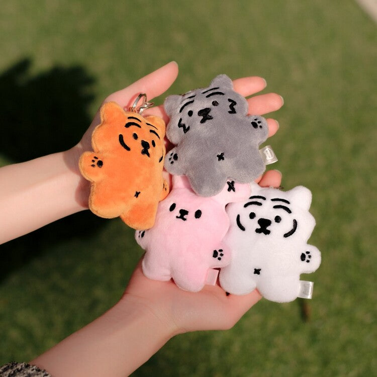 【現貨95折】Muzik Tiger Flat Doll Keyring #橙色老虎 #灰色老虎