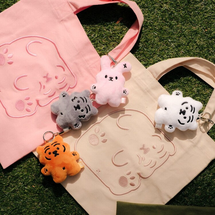 【現貨95折】Muzik Tiger Flat Doll Keyring #橙色老虎 #灰色老虎