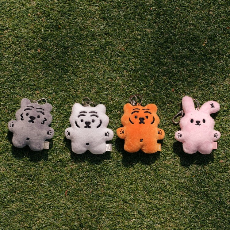 【現貨95折】Muzik Tiger Flat Doll Keyring #橙色老虎 #灰色老虎
