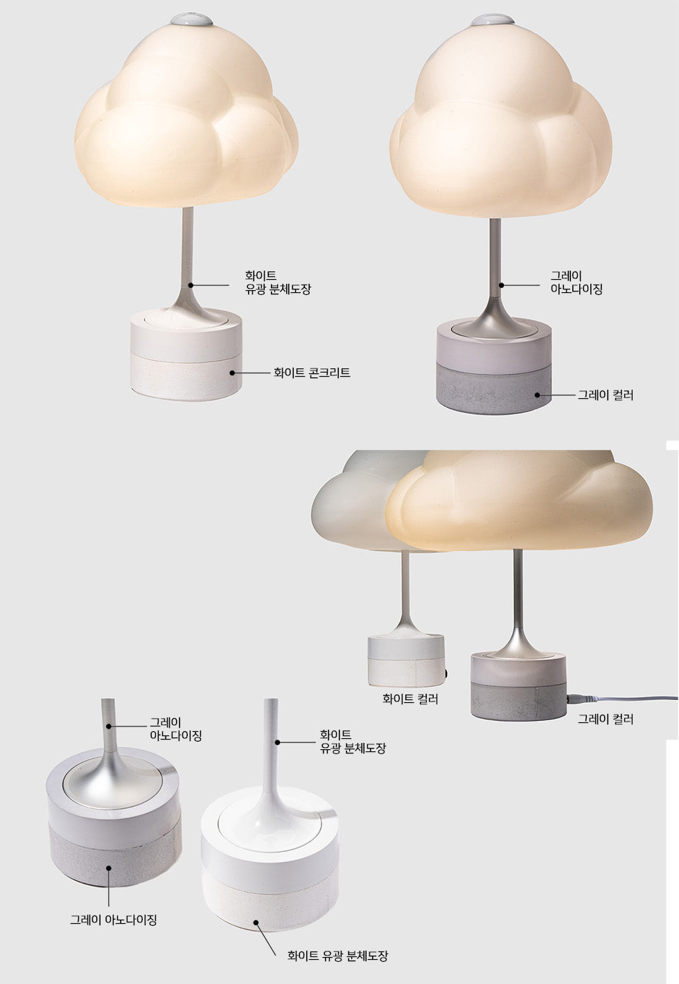 BMIX Studio Cloud Mobile Lamp
