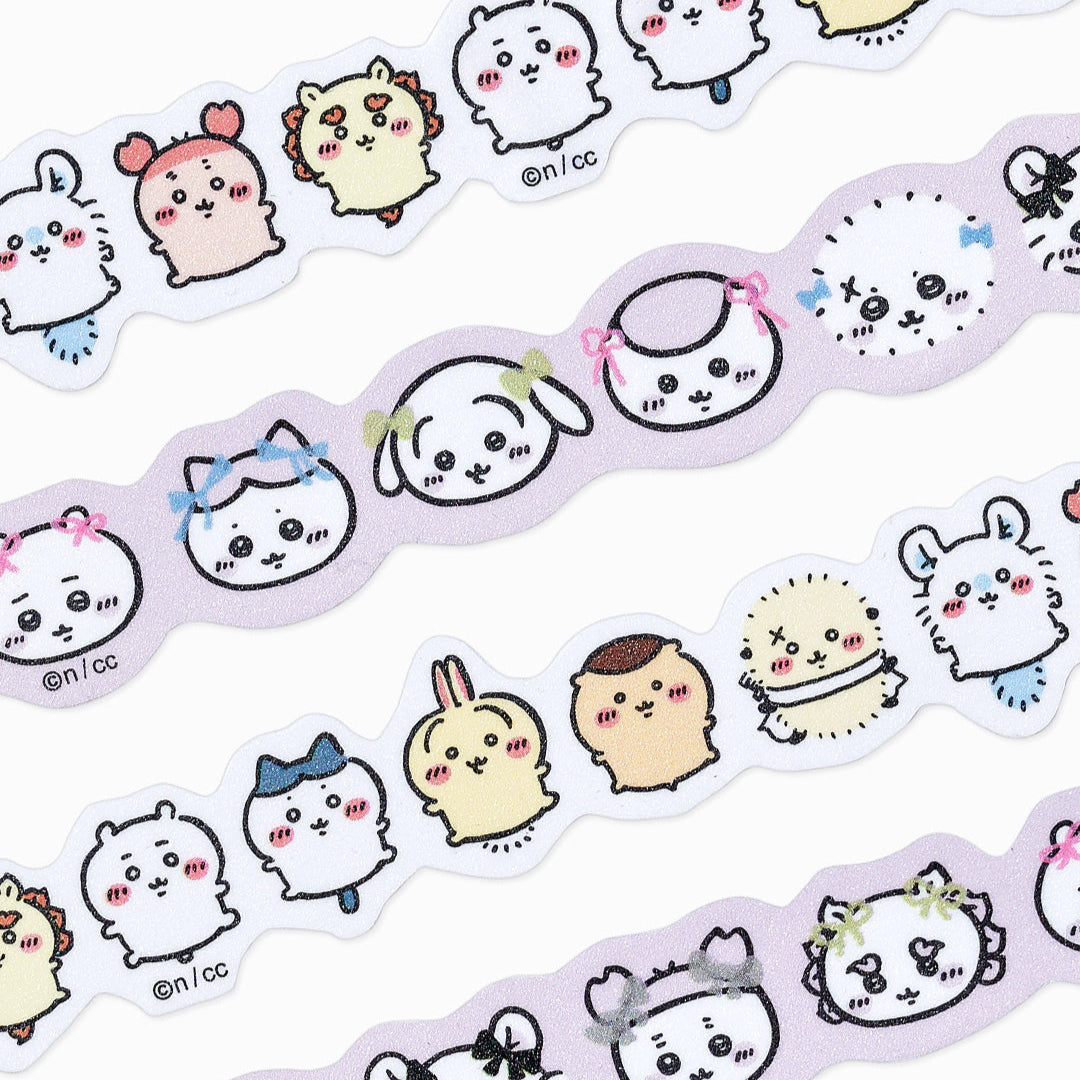 Chiikawa Glitter Die-cut Masking Tape Set