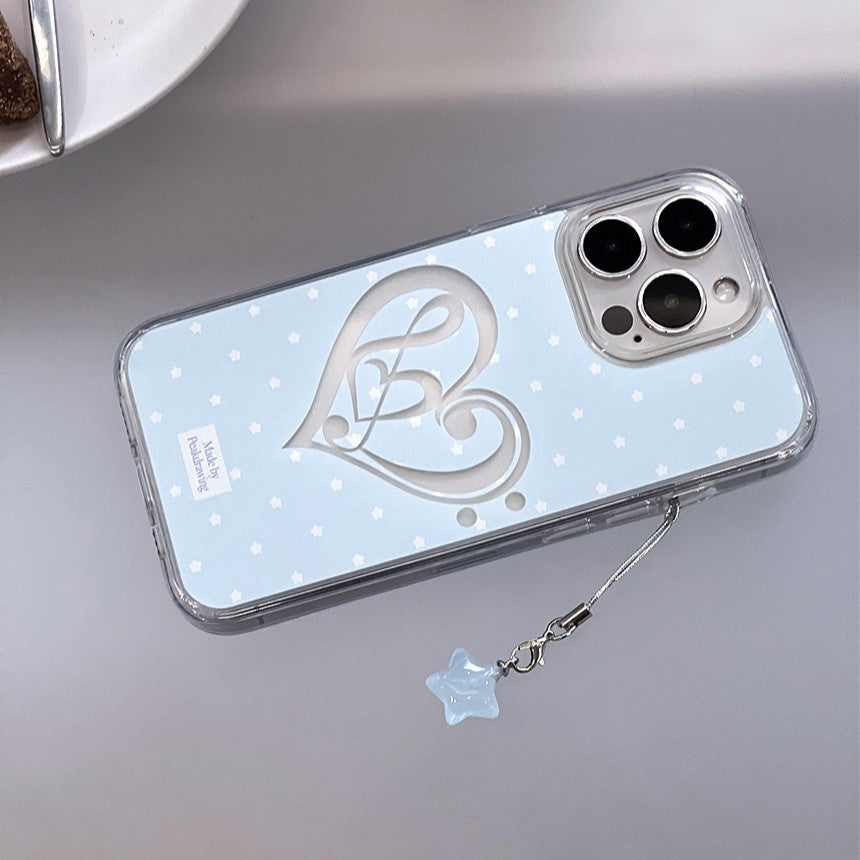 Peakdrawing Sky heart signature jelly hard case