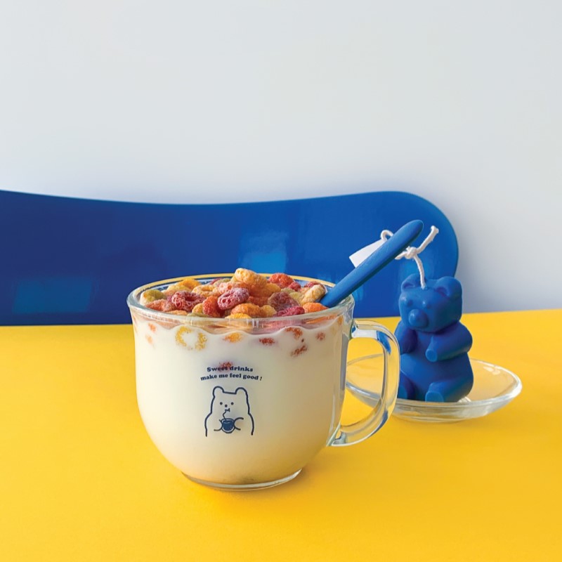 Theninemall Sweet Drink Gummy Cereal Cup